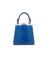 Blue Vegas Ostrich Leg Leather Micro Bag Bellabags Bellabags