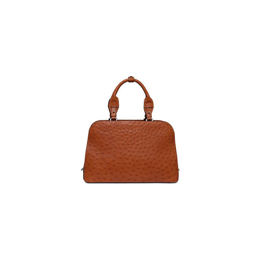 Light Brown Lexington Ostrich Leather Business Bag Bellabags Bellabags
