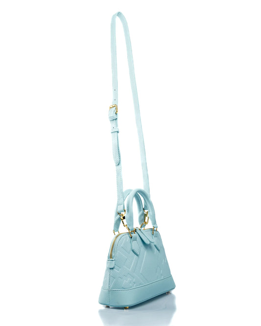 EMBOSSED DOME BAG - BLUE - Bellabags GALXBOY