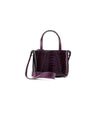 Purple Lily Ostrich Leg Leather Shoulder Bag Bellabags Bellabags